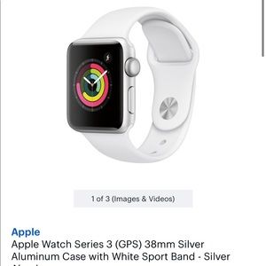 Apple Watch Series 3 with GPS.